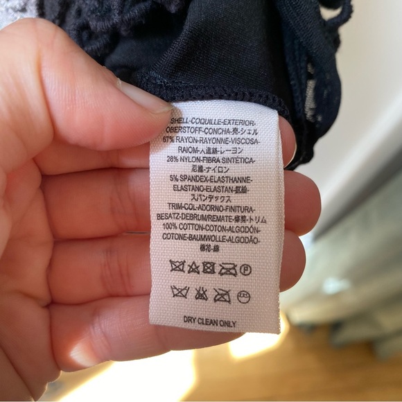 NWT Free People Sky Scraper Bodycon Crochet Mini Dress Size S Black Cocktail - Picture 15 of 15